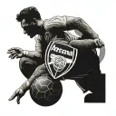 arsenal football club tattoo design idea
