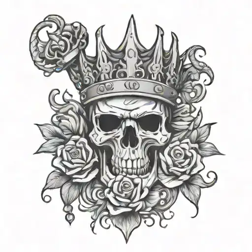 Suicide King tattoo design idea