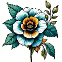 Wallflower tattoo design idea