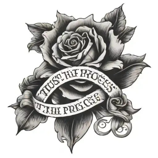 Trust The Process tattoo design idea