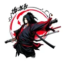 Itachi Uchiha tattoo design idea
