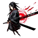 Itachi Uchiha tattoo design idea