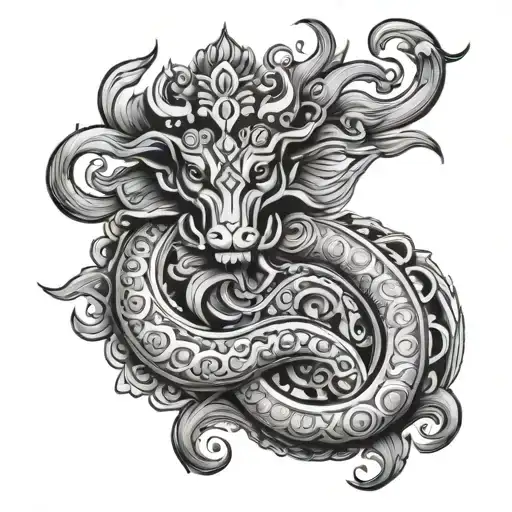 Tamil tattoo design idea