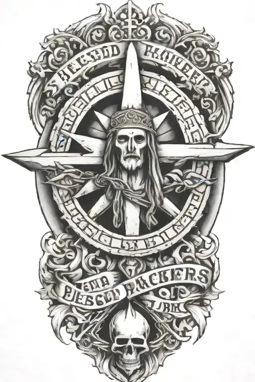 blessed are the peacemakers tattoo design idea