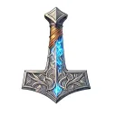 thor's hammer tattoo design idea