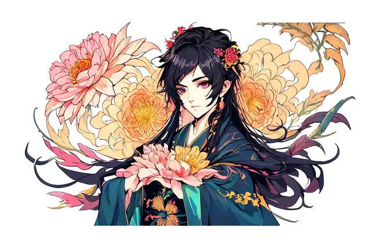 Satori Gojo tattoo design idea