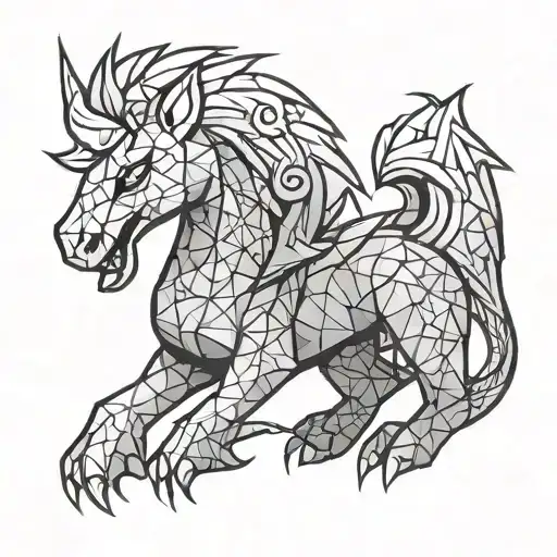 my little pony dragon tattoo design idea