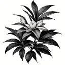 Jade Plant tattoo design idea