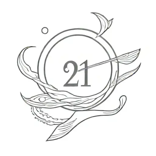 number 212 with rowing blade underneath tattoo design idea