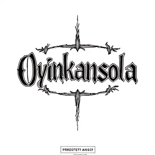 "Oyinkansola" dope and masculine tattoo tattoo design idea
