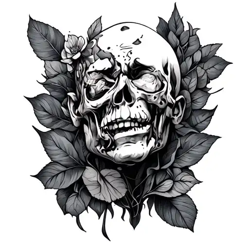 Pain Comes Strength tattoo design idea