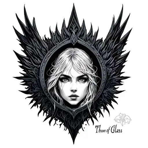 Throne Of Glass tattoo design idea