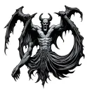 Lucifer symbo tattoo design idea