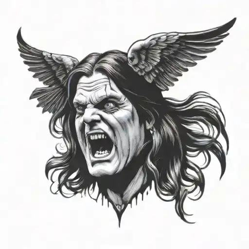 ozzy osbourne tattoo design idea