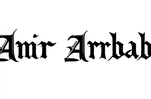 "Amir Arbab" tattoo design idea