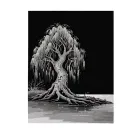 Weeping Willow Tree tattoo design idea