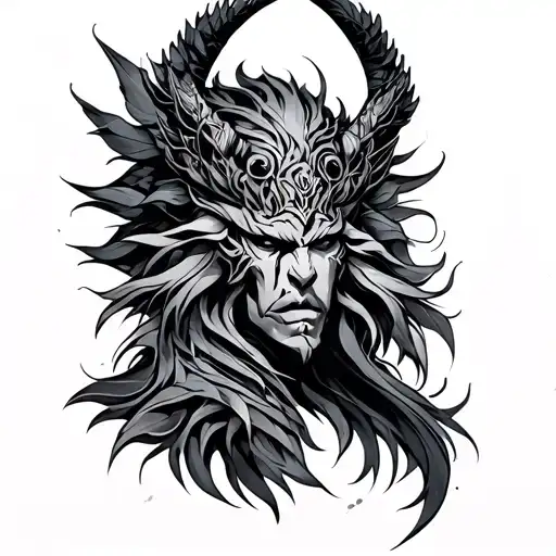 Enki tattoo design idea