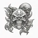 warhammer 40k blood angels symbol making a smiley face tattoo design idea