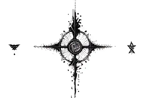 "Voice of reason, echo of chaos" tattoo design idea