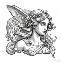 Goddess Venus de Milo date of birth 1998 and 1996 tattoo design idea