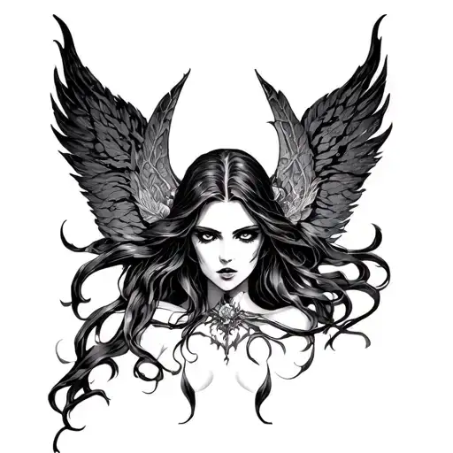 Lilith tattoo design idea