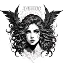 Lilith tattoo design idea