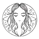 gemini libra cute tattoo design idea