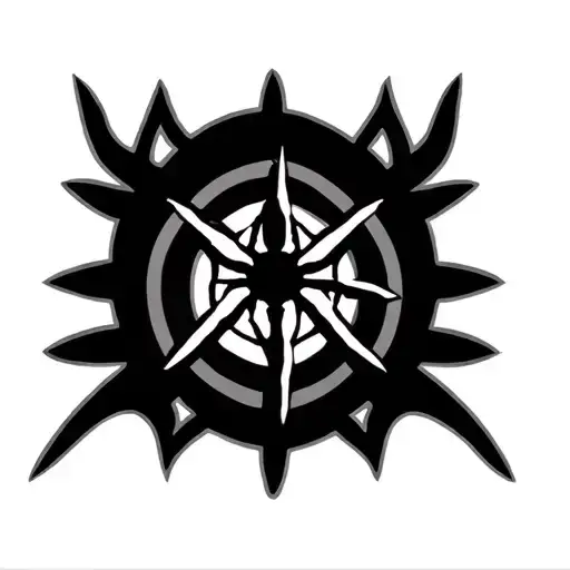 Narcotics Anonymous logo spider web tattoo design idea