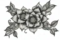 Linework armband tattoo tattoo design idea