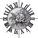 1997 in roman numerals tattoo design idea