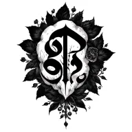 Script tattoo tattoo design idea