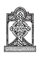Jerusalem cross tattoo design idea