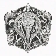 Loki Vali Tyr tattoo design idea