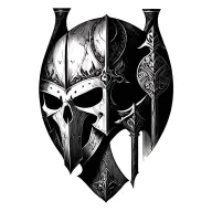Black templars tattoo design idea