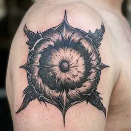 Anus tattoo design idea