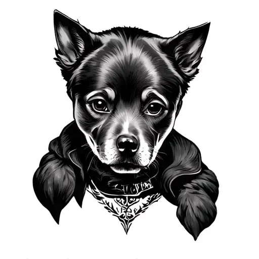 Child Dad tattoo design idea