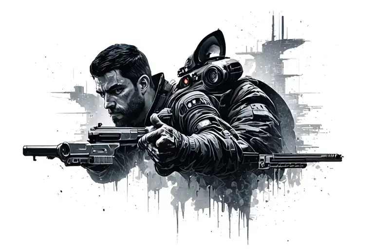 Blade Runner 2049 tattoo design idea