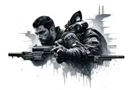 Blade Runner 2049 tattoo design idea