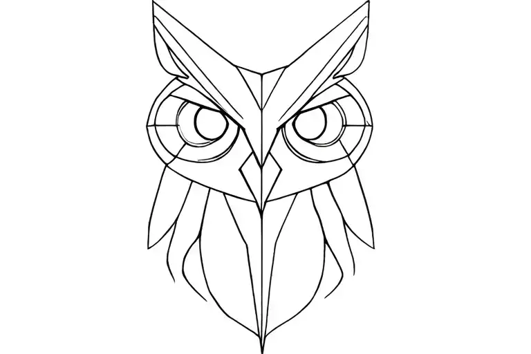 Athena’s Spear Tip or Owl (Minimalist)	•	A fine-line owl head or a spearhead with light geometric styling. tattoo design idea