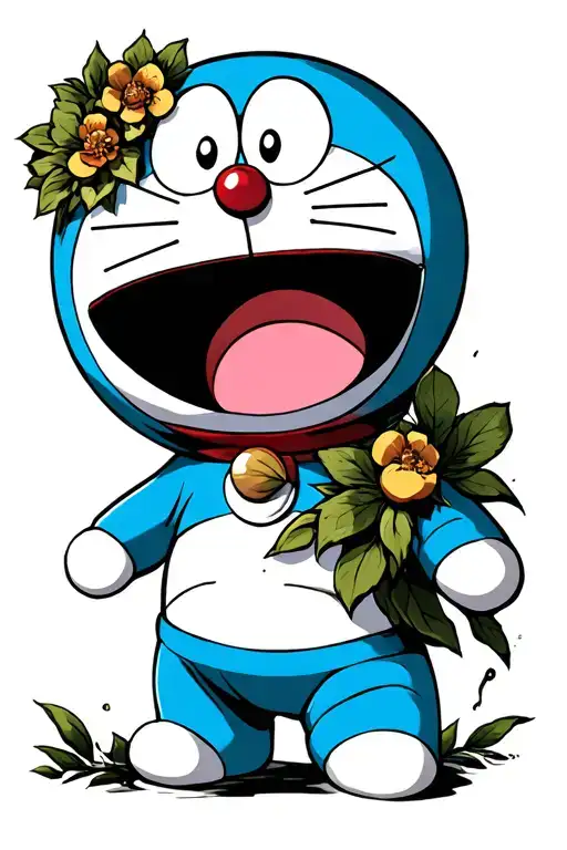 Doraemon tattoo design idea