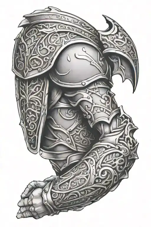 armour sleeve design tattoo design idea