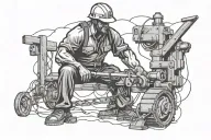 Lineman tattoo design idea