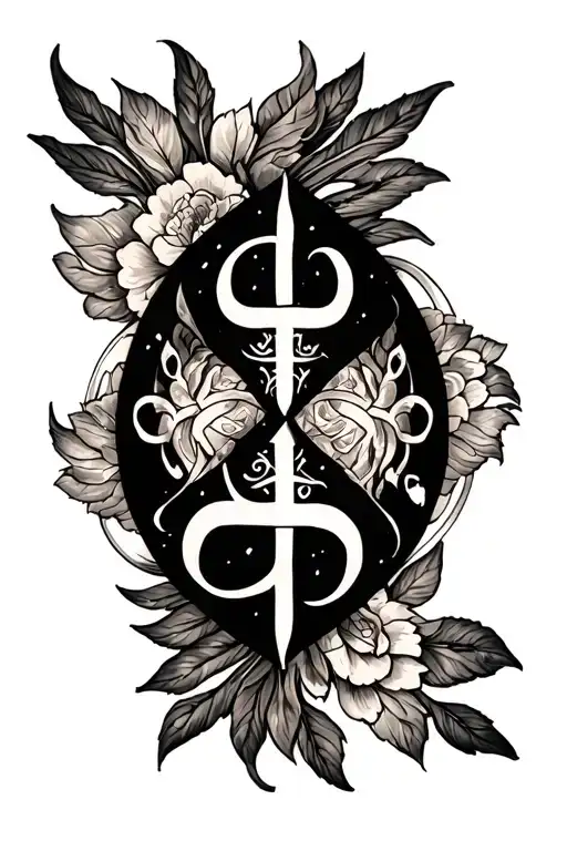 sacred mantra happiness joy protection luck love health wealth prosperityfamily tattoo design idea
