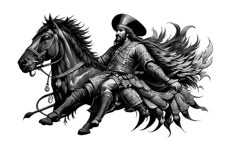 Cossack tattoo design idea