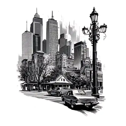 Kelly drive Philadelphia half sleeve tattoo design idea