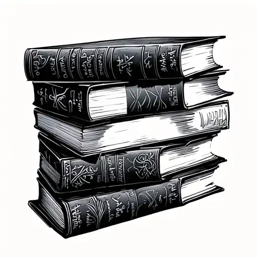 math books tattoo design idea