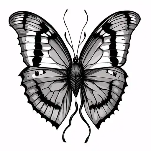 Justin and buttetfly tattoo design idea