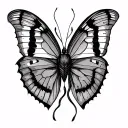 Justin and buttetfly tattoo design idea