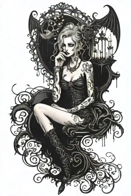 I lost my love, I lost everything on bets, I don't know what to do in life  tattoo design idea