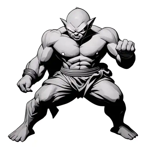 Kid Buu tattoo design idea